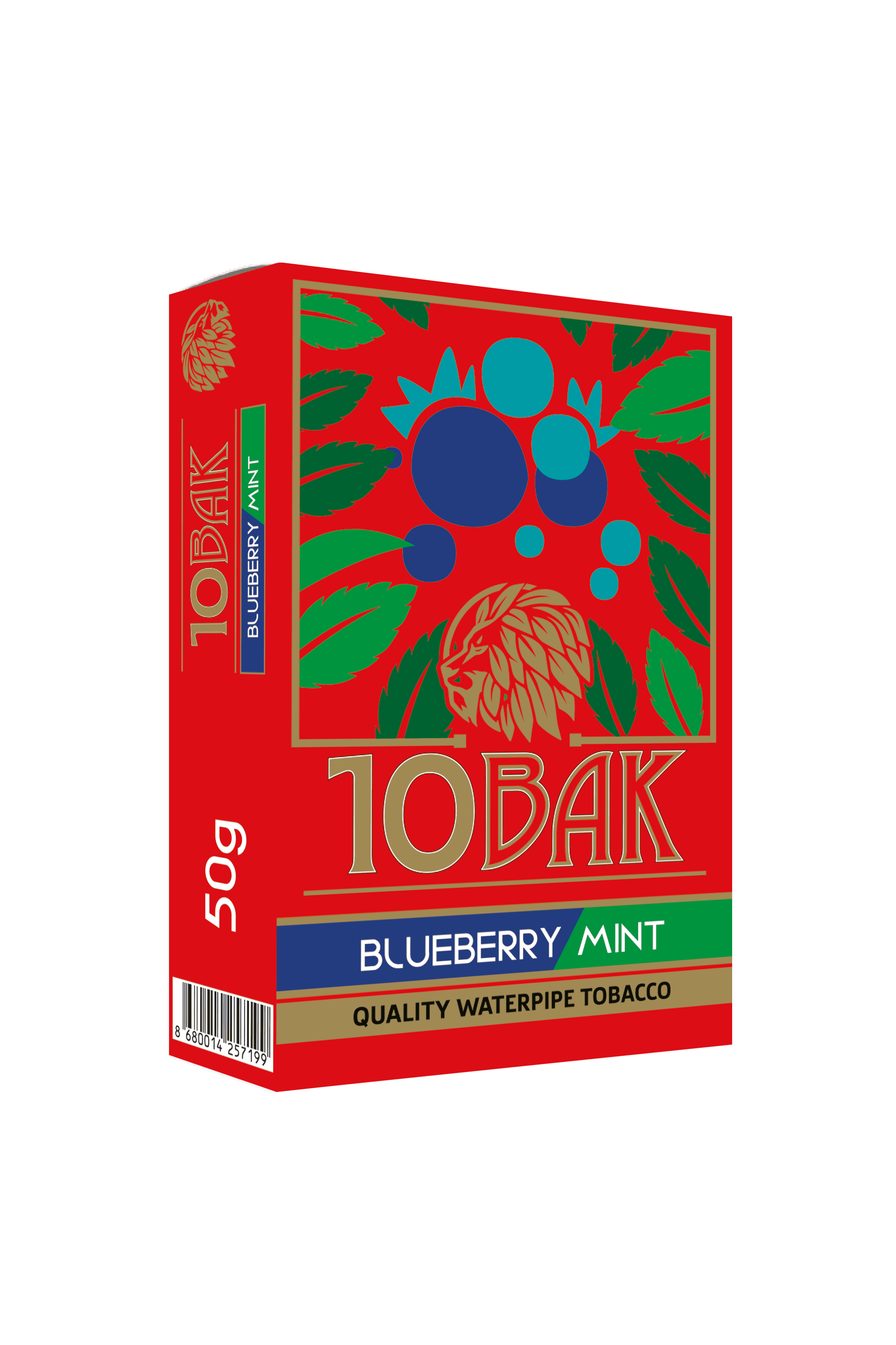 10BAK Classic Blueberry Mint Shisha